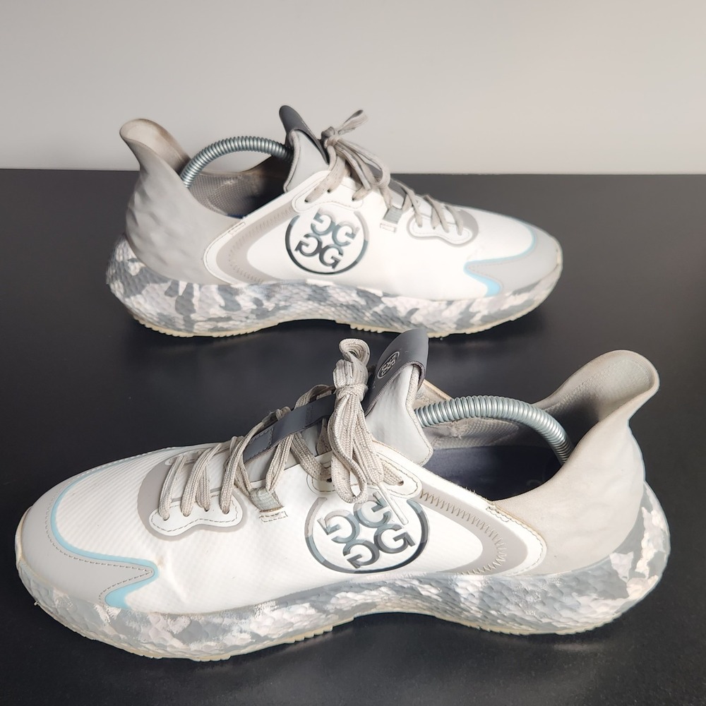 G/FORE Golf Shoes Mens 10 White Gray Camo MG4X2 Hybrid GMF000089-GC/PW - Picture 10 of 13